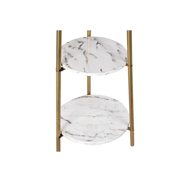 DKD Home Decor Lámpara de Pie Moderna con Estantería, Materiales Metal y MDF, Acabados en Dorado y Blanco, Dimensiones 41x156x41 cm 6 DKD Home Decor Lámpara de Pie Moderna con Estantería, Materiales Metal y MDF, Acabados en Dorado y Blanco, Dimensiones 41x156x41 cm 6