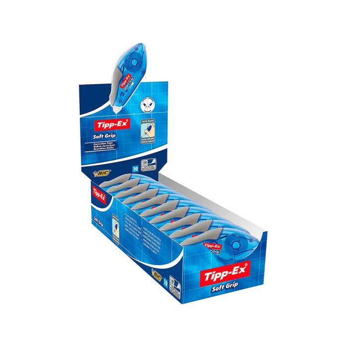 Corrector Tipp-Ex Cinta Soft Grip 4,2 mm X 10 Mt 3 Corrector Tipp-Ex Cinta Soft Grip 4,2 mm X 10 Mt 3