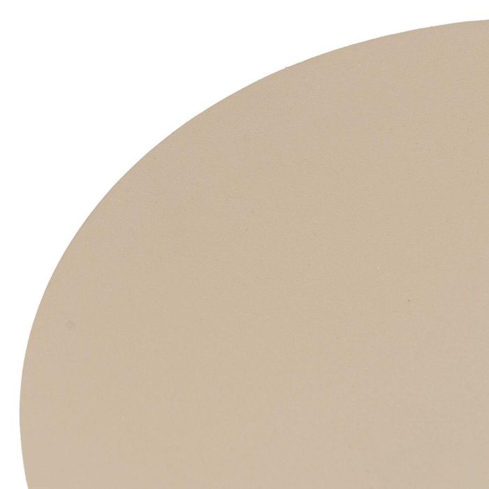 Mesa auxiliar 30,5 x 30,5 x 53 cm Crema Hierro 3 Mesa auxiliar 30,5 x 30,5 x 53 cm Crema Hierro 3