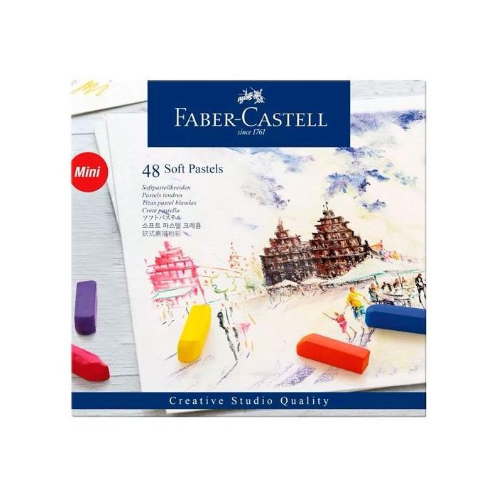 Faber Castell Tizas Pasteles Blandas Mini Estuche 48 Unidades C-Surtidos Faber Castell Tizas Pasteles Blandas Mini Estuche 48 Unidades C-Surtidos