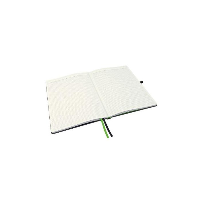 Cuaderno Con Gomilla Leitz Complete Tapa Dura Din A4 80 Hojas Cuadro 5 mm Color Negro 3