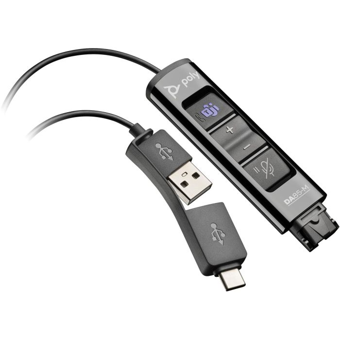 HP DA85-M Adaptador USB a QD para Auriculares y Dispositivos de Audio