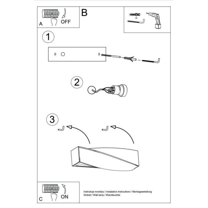 Sigma SOL-SL.0229 Aplique de Pared Rectangular Ondulado con Luz Bidireccional – Diseño Universal 4 Sigma SOL-SL.0229 Aplique de Pared Rectangular Ondulado con Luz Bidireccional – Diseño Universal 4