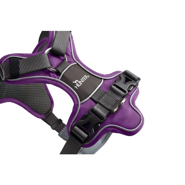 Arnés para Perro Hunter Divo Morado L/XL 79-107 cm 5 Arnés para Perro Hunter Divo Morado L/XL 79-107 cm 5