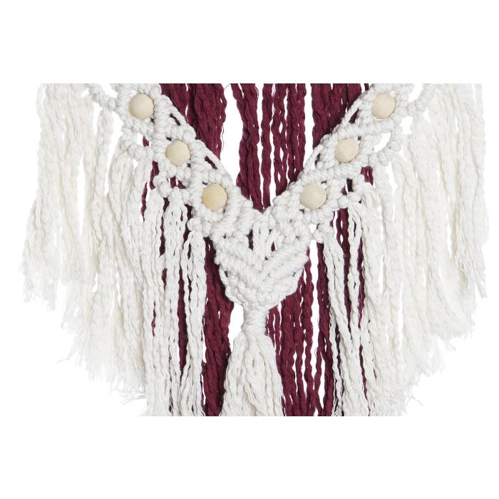 DKD Home Decor Decoración Colgante Boho Naranja Verde 1 x 57 x 30 cm (4 Unidades) 1 DKD Home Decor Decoración Colgante Boho Naranja Verde 1 x 57 x 30 cm (4 Unidades) 1