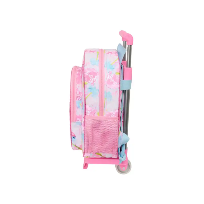 Mochila Escolar con Ruedas Barbie Painterly Rosa Azul cielo 26 x 11 x 67 cm 26 x 34 x 11 cm 2