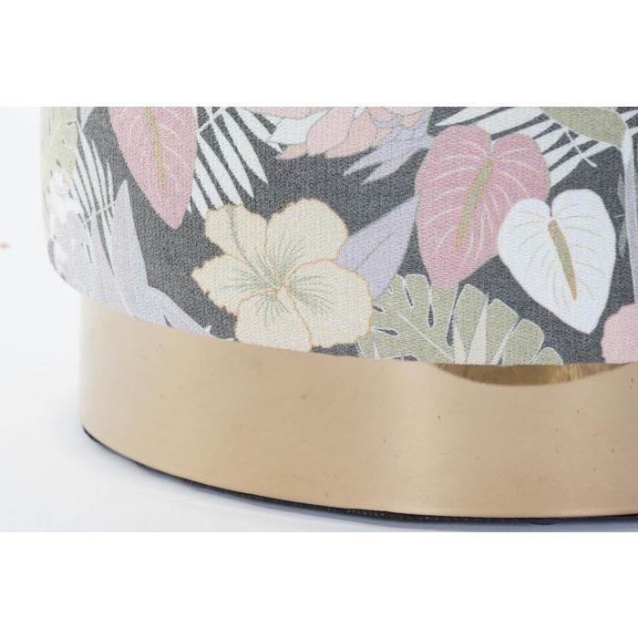 Reposapies Tropical DKD Home Decor Multicolor 35 x 35 x 35 cm (2 Unidades) 2 Reposapies Tropical DKD Home Decor Multicolor 35 x 35 x 35 cm (2 Unidades) 2