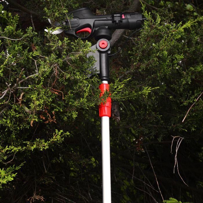 Tijeras de podar recargables de litio de 7,2 V con pértiga telescópica - Elem Garden 3