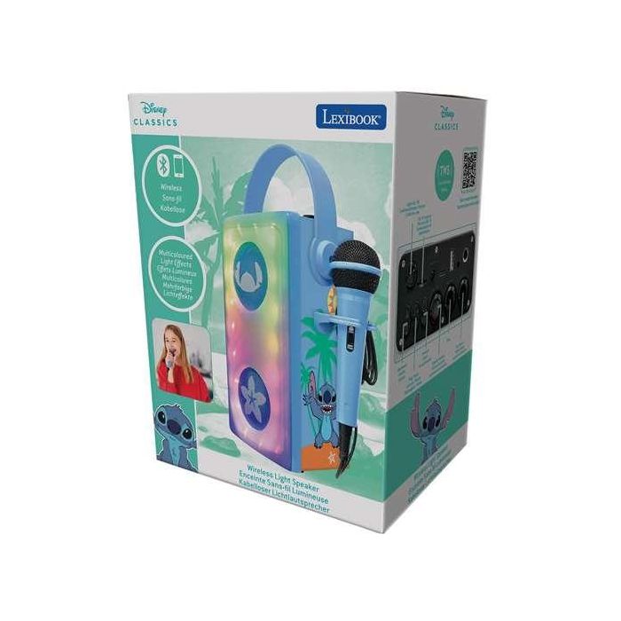 Lexibook Altavoz Infantil Stitch Bluetooth con Micrófono 6