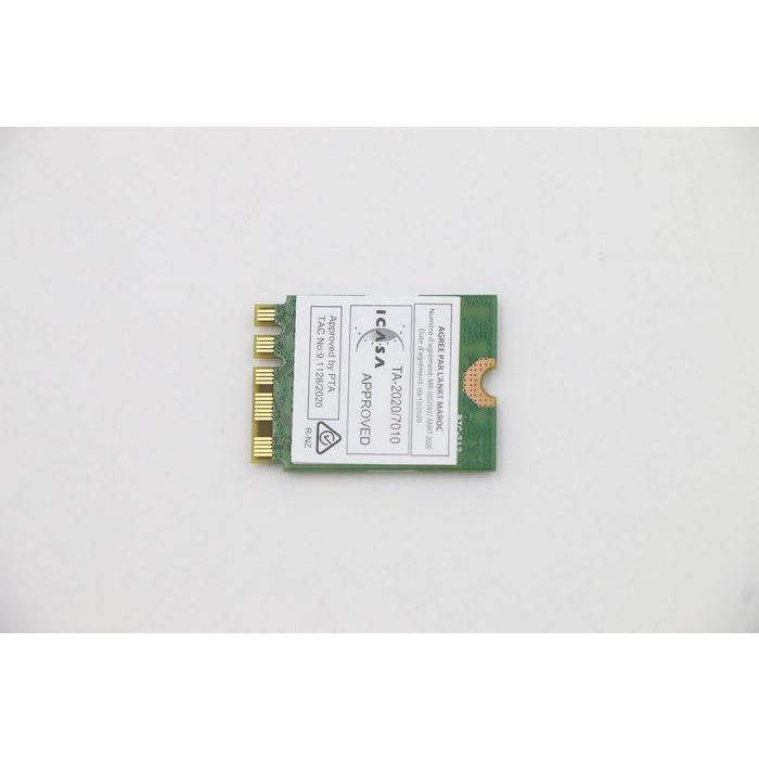 Lenovo M.2 2230 WLAN module with WiFi 6 (802.11ax) and Bluetooth 5.1, supports PCI-Express interface for high-speed connectivity. 1 Lenovo M.2 2230 WLAN module with WiFi 6 (802.11ax) and Bluetooth 5.1, supports PCI-Express interface for high-speed connectivity. 1