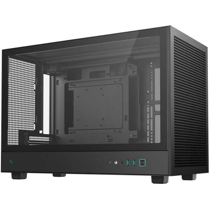 DeepCool CH260 Micro Torre PC Negra para Placas micro ATX, Mini-ATX, Mini-ITX con Ventana Lateral 3