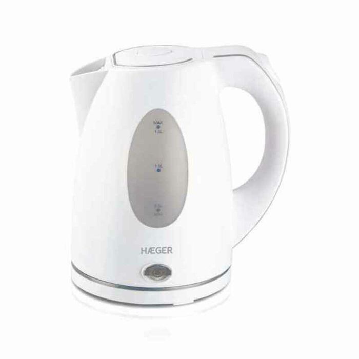 Hervidor Haeger EK-15W.026A 1,5 L 2200 W Blanco Acero Inoxidable 2200 W 1,5 L Hervidor Haeger EK-15W.026A 1,5 L 2200 W Blanco Acero Inoxidable 2200 W 1,5 L