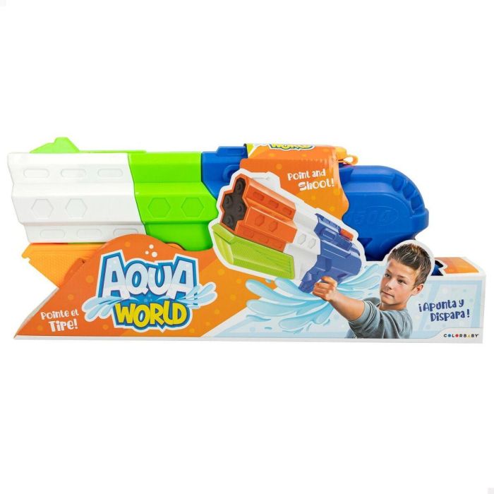 Pistola de Agua Colorbaby AquaWorld 45 x 19 x 7 cm (6 Unidades) 1