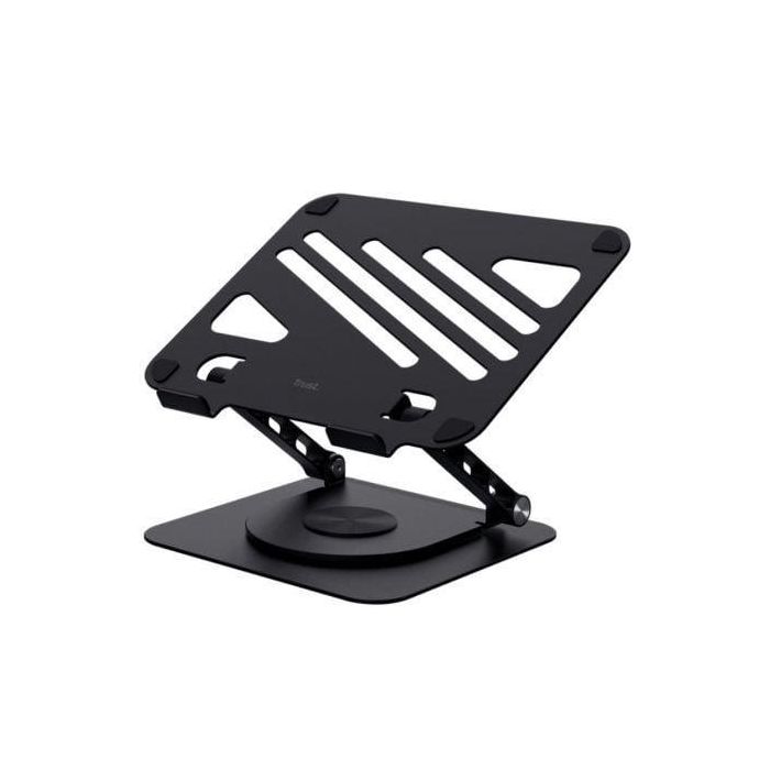 Trust Soporte elevador metálico plegable para portátil 25482, hasta 16", giratorio y altura ajustable 0 Trust Soporte elevador metálico plegable para portátil 25482, hasta 16", giratorio y altura ajustable 0