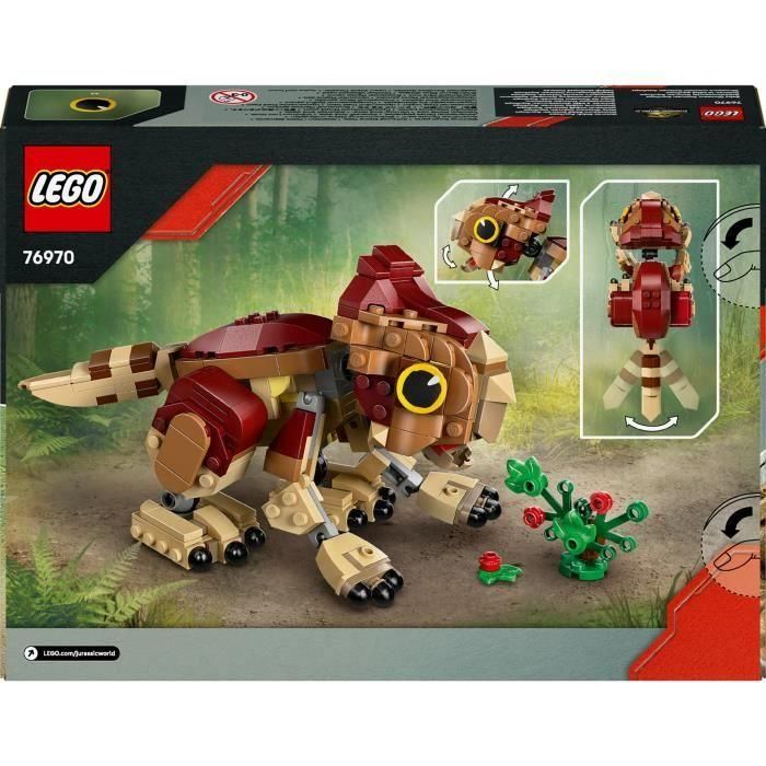 LEGO 76970 Jurassic World Set Dolores Bebé: Aquilops Figura Construible de Dinosaurio Móvil, Articulado, para Jugar y Exponer, +7 Años 5