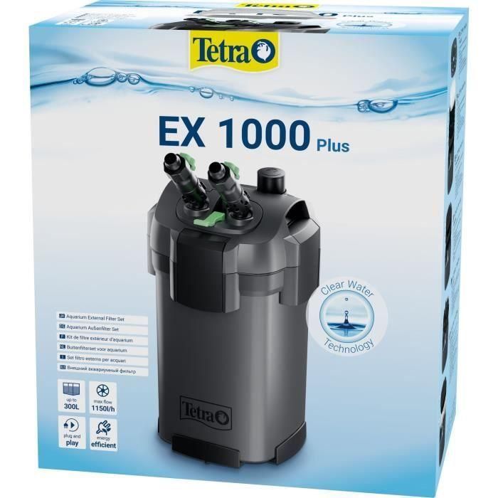Filtro externo - TETRA - EX 1000 plus - Para acuarios de 150 a 300 L 1 Filtro externo - TETRA - EX 1000 plus - Para acuarios de 150 a 300 L 1