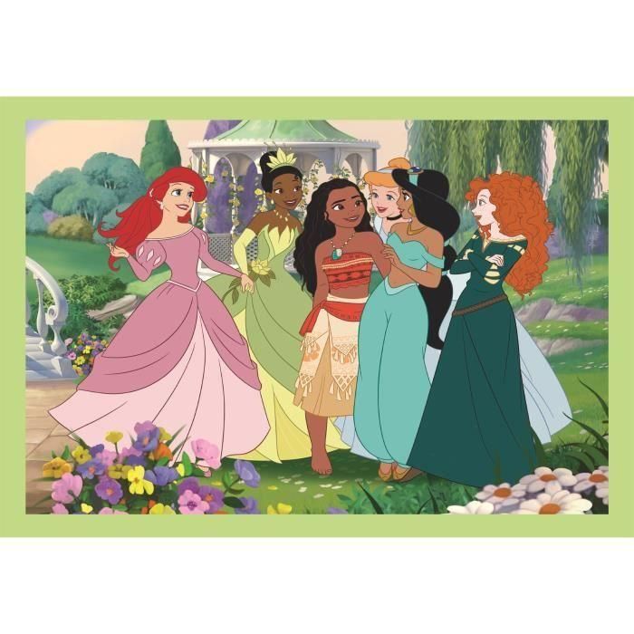 CLEMENTONI - Rompecabezas 4 en 1 - Princesas Disney 2 CLEMENTONI - Rompecabezas 4 en 1 - Princesas Disney 2