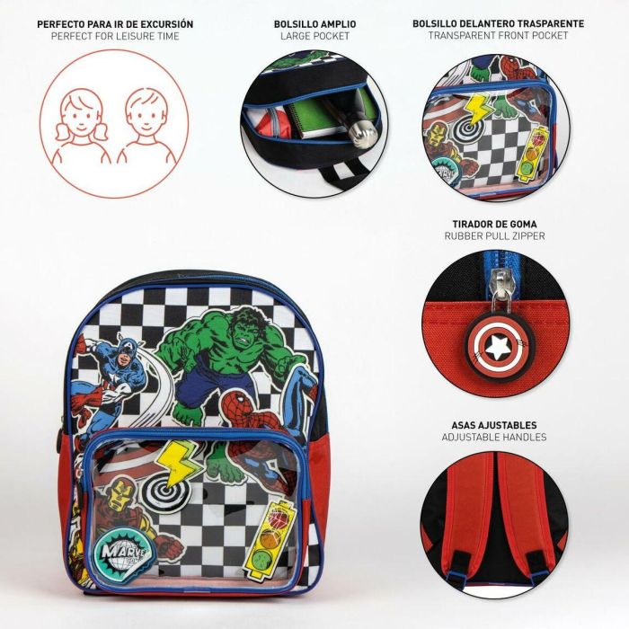Mochila infantil avengers 2.5 x 3.0 x 1.2 cm 4 Mochila infantil avengers 2.5 x 3.0 x 1.2 cm 4