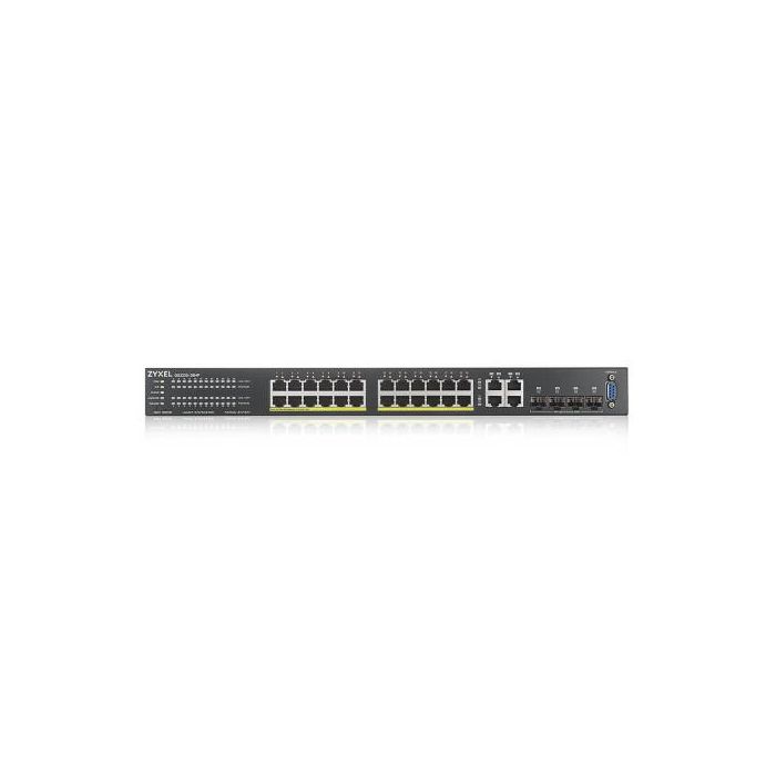 Zyxel GS2220-28HP-EU0101F switch Gestionado L2 Gigabit Ethernet (10/100/1000) Energía sobre Ethernet (PoE) Negro 1 Zyxel GS2220-28HP-EU0101F switch Gestionado L2 Gigabit Ethernet (10/100/1000) Energía sobre Ethernet (PoE) Negro 1