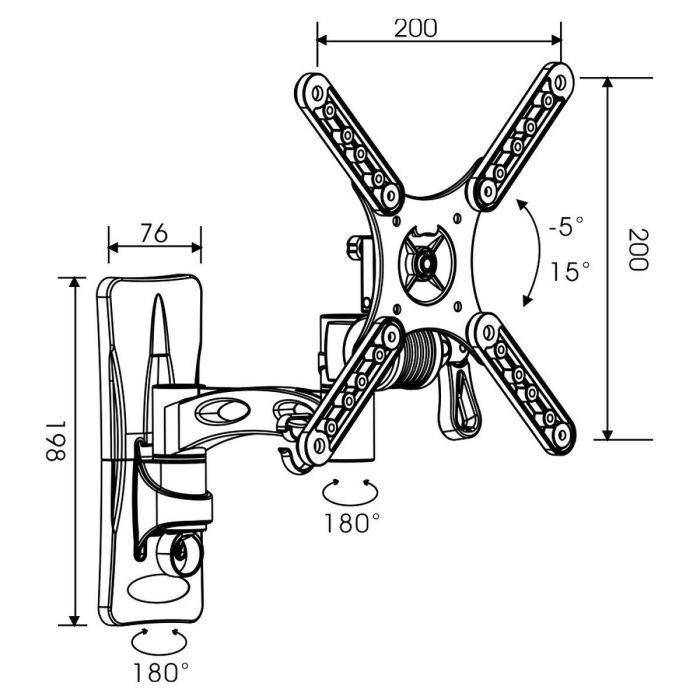 Soporte TV TM Electron 25 kg 10"-32" 2 Soporte TV TM Electron 25 kg 10"-32" 2
