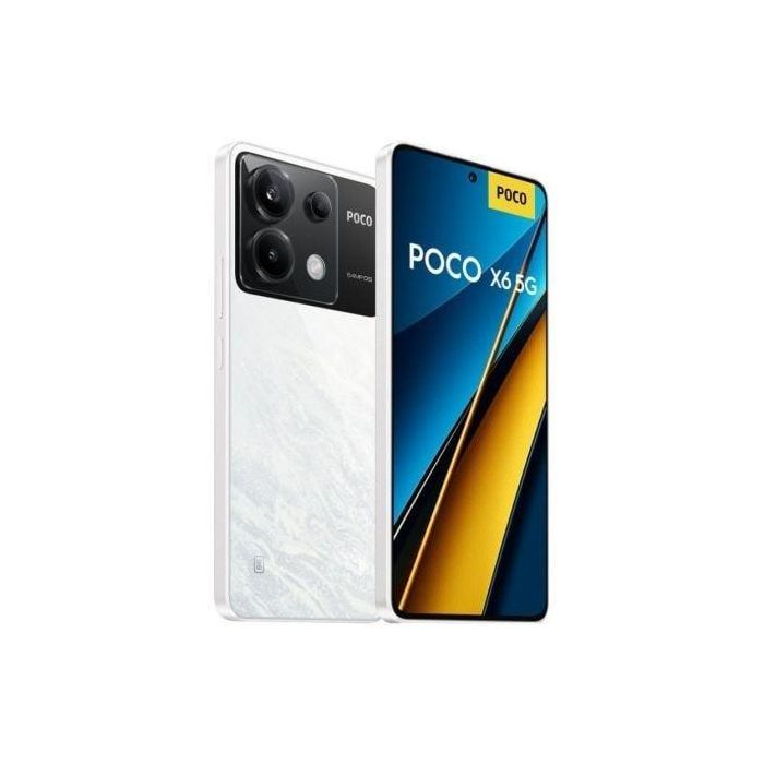 Smartphone Xiaomi POCO X6 8GB/ 256GB/ 6.67"/ 5G/ Blanco 1 Smartphone Xiaomi POCO X6 8GB/ 256GB/ 6.67"/ 5G/ Blanco 1