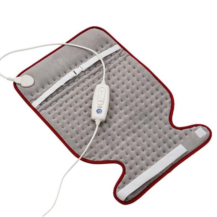 AVANT Almohadilla Eléctrica Cervical 100W, 3 Temperaturas, 63 cm x 42 cm con Sujeción para Cuello, Cómoda y Terapéutica