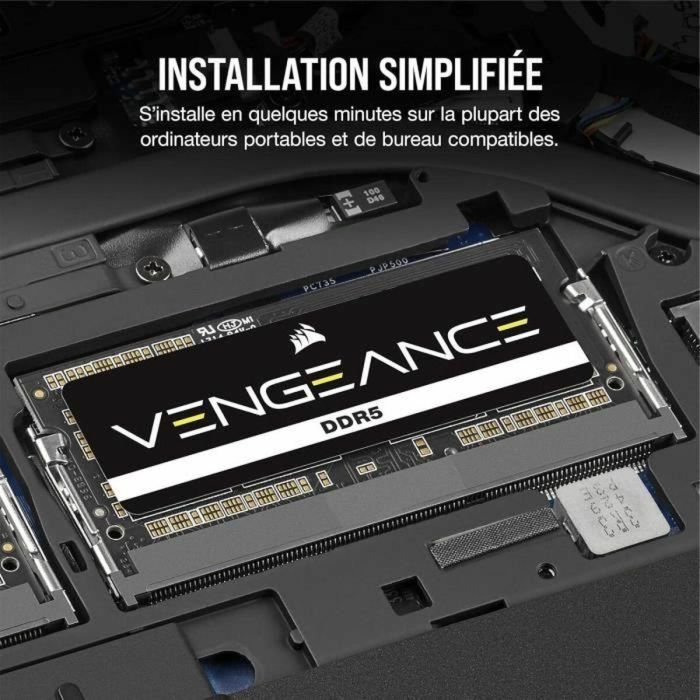Corsair Vengeance CMSX16GX5M1A5200C44 módulo de memoria 16 GB 1 x 16 GB DDR5 5200 MHz 2 Corsair Vengeance CMSX16GX5M1A5200C44 módulo de memoria 16 GB 1 x 16 GB DDR5 5200 MHz 2
