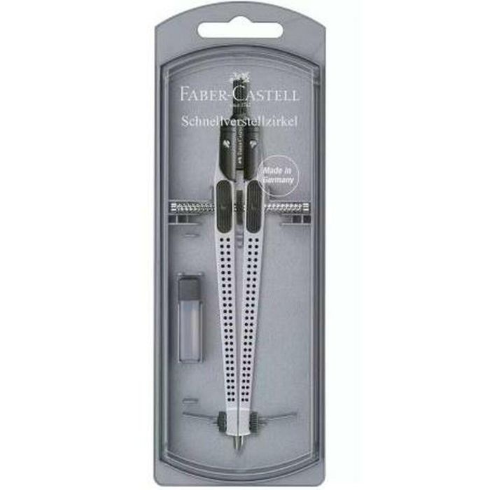 Compás Faber-Castell Plateado articulado (5 Unidades) 1 Compás Faber-Castell Plateado articulado (5 Unidades) 1
