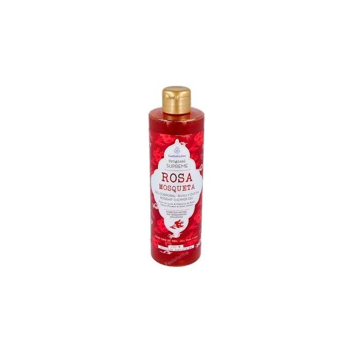 ESENTIAL AROMS Gel Corporal Rosa Mosqueta Supreme 500ml - Hidratante y Protector para Todo Tipo de Piel