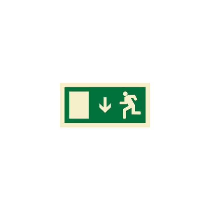 GO 200X100 DOWN EXIT SIGN GO 200X100 DOWN EXIT SIGN