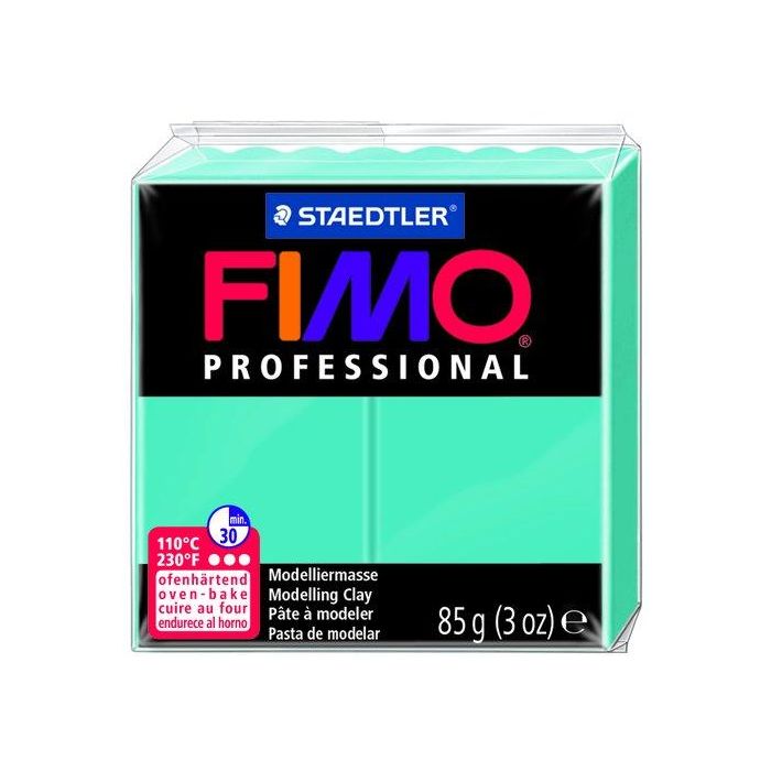 Pasta Modelar Fimo Professional Turquesa 85 Gr. 4 unidades