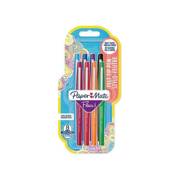 Rotulador Fibra Paper Mate Candy Pop Surtido Blister De 8