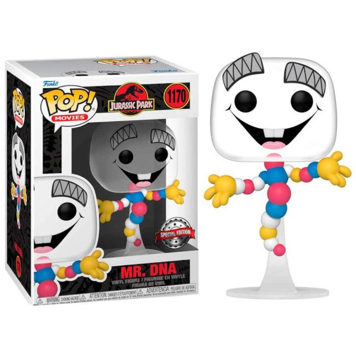 FUNKO Figura POP Jurassic Park Mr.DNA Exclusiva 9cm Vinilo