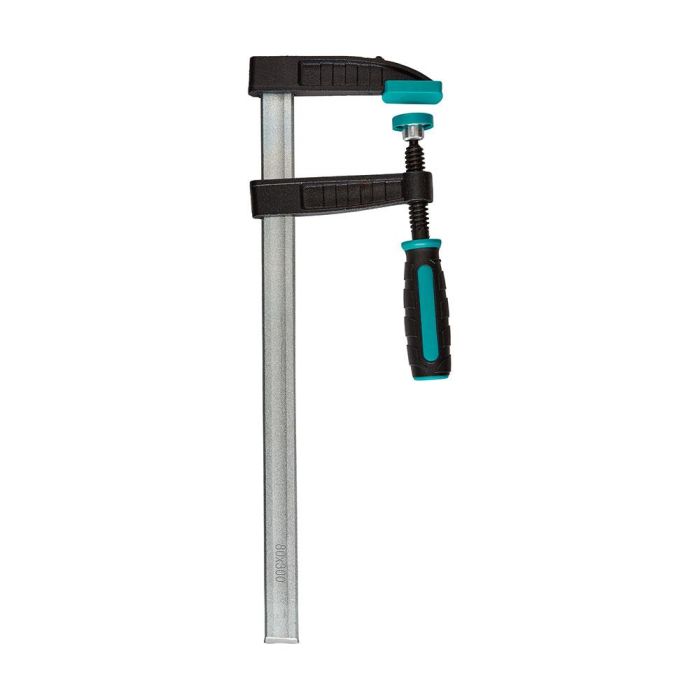 Wolfcraft Sargento de tornillo 1" sc 80-300 80mm largo 3059000, Acero, Verde