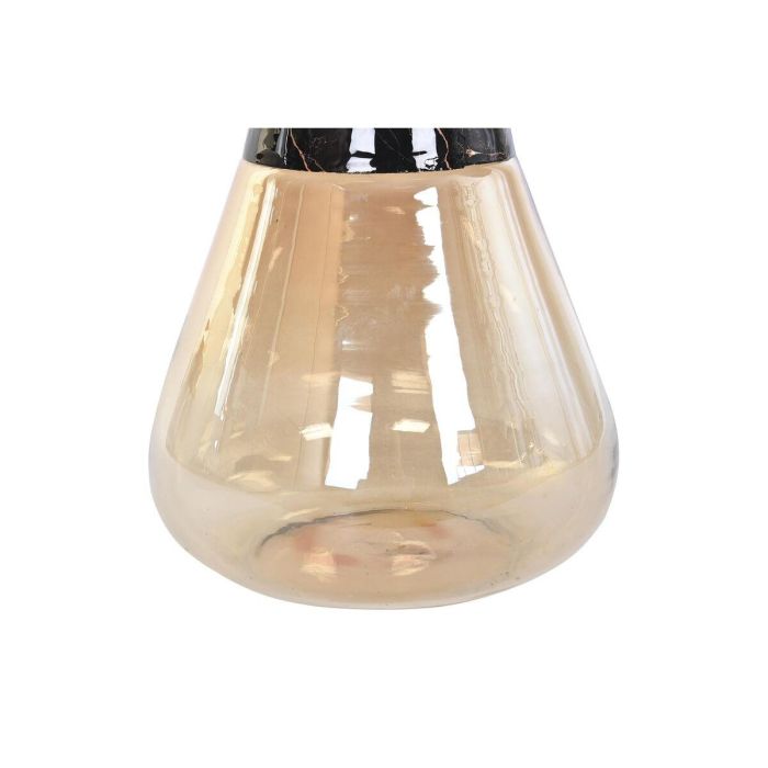 Mesa auxiliar DKD Home Decor Bicolor Cristal Hierro 60 x 60 x 57 cm 1 Mesa auxiliar DKD Home Decor Bicolor Cristal Hierro 60 x 60 x 57 cm 1