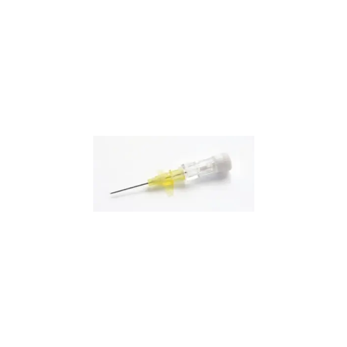 Covetrus Catéter IV con Asas Amarillo 24G 0.7x19 mm 50 Unidades - Sin Látex, Estéril