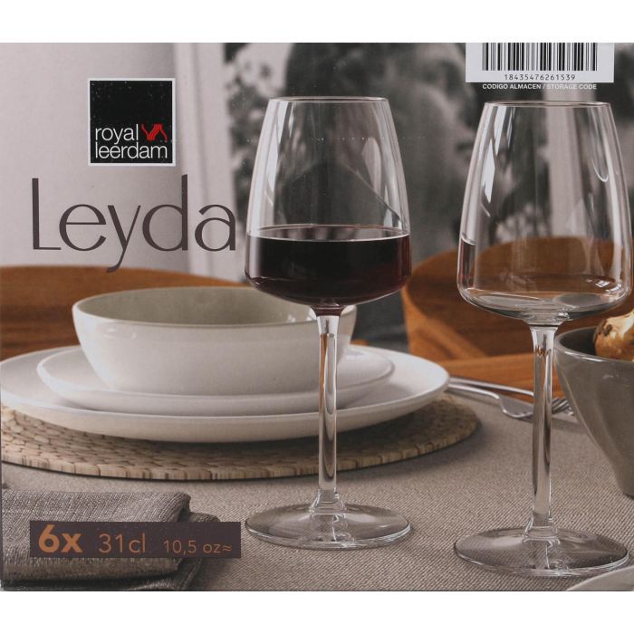 Royal Leerdam Set 6 Copas Vino 31 cl Leyda