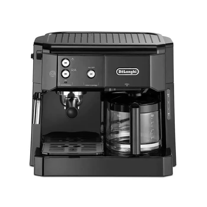 Delonghi BCO411.B Cafetera Espresso Bomba Combinada 15 Bares Compatible Cápsulas ESE Depósito 1L 1