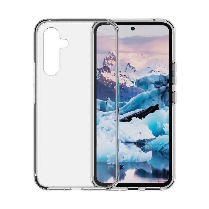 dbramante1928 Funda Iceland Pro para Samsung Galaxy A54, Transparente, Rígida, Plástico Reciclado, Protección Caídas 3m