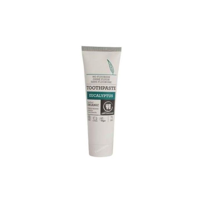 URTEKRAM Dentífrico Eucalipto ECO Vegano 75ml – Sin Flúor para Encías Protegidas y Aliento Fresco