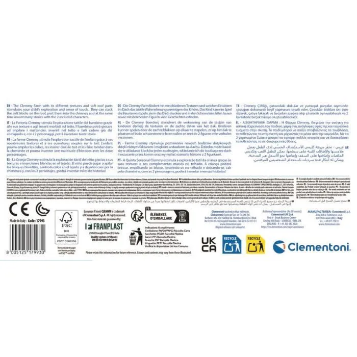 Clementoni Granja Sensorial Clemmy 8005125179930 4 Clementoni Granja Sensorial Clemmy 8005125179930 4