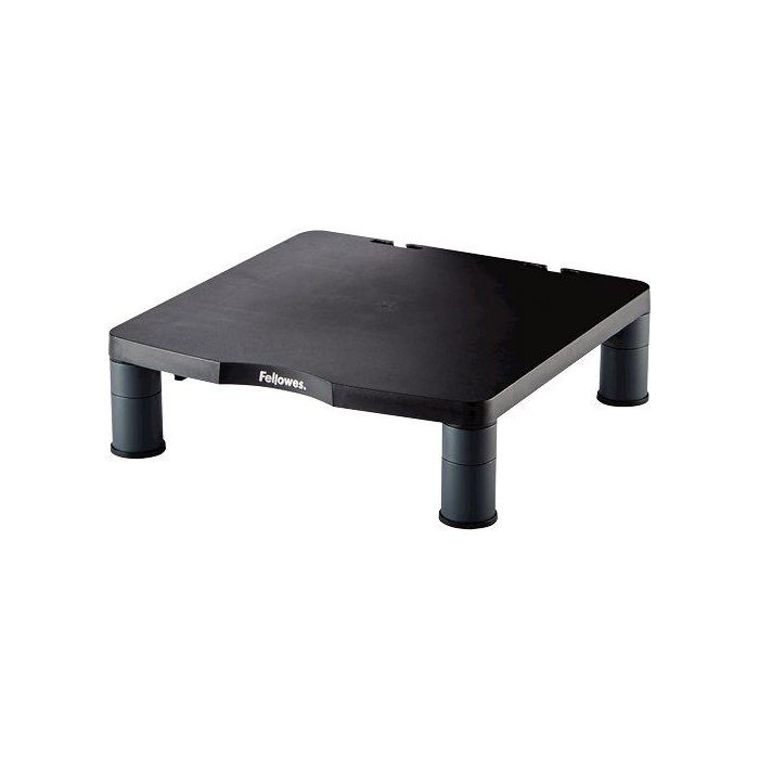Fellowes Elevador Para Monitor Estándar Grafito - Soporta hasta 27 Kg, Ajustable, Patas Antideslizantes, Certificado Ergonómico
