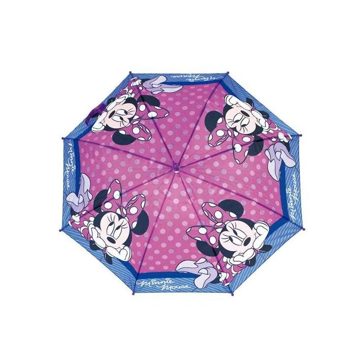Paraguas Automático Minnie Mouse Lucky Rosa (Ø 84 cm) 1