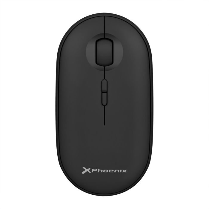 Ratón Inalámbrico Óptico Phoenix Negro 1600 dpi (1 unidad) Ratón Inalámbrico Óptico Phoenix Negro 1600 dpi (1 unidad)