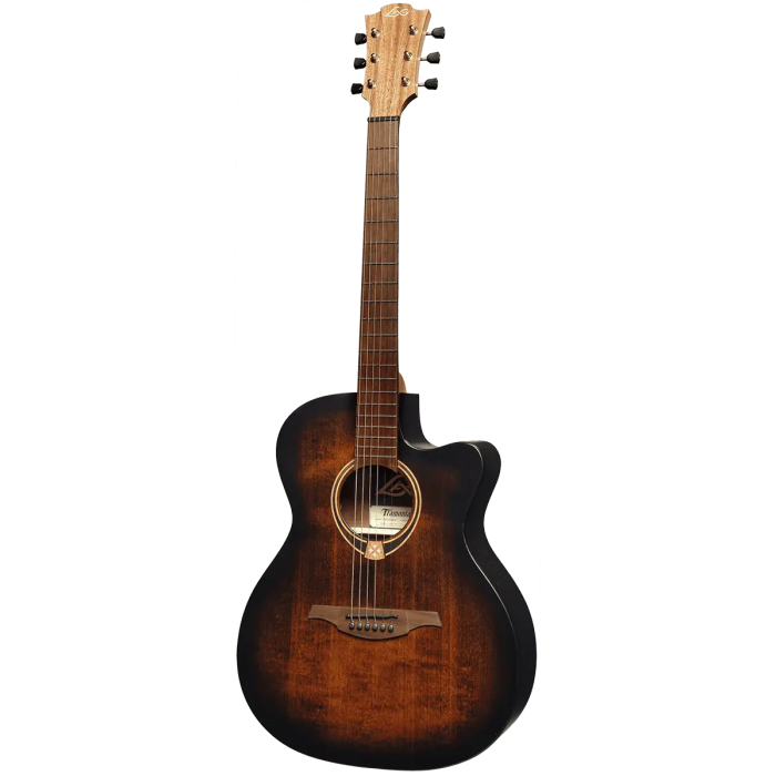 LAG Tramontane 70 A/E Guitarra Acústica Electroacústica Auditorium Cutaway Black & Brown Burst 2 LAG Tramontane 70 A/E Guitarra Acústica Electroacústica Auditorium Cutaway Black & Brown Burst 2