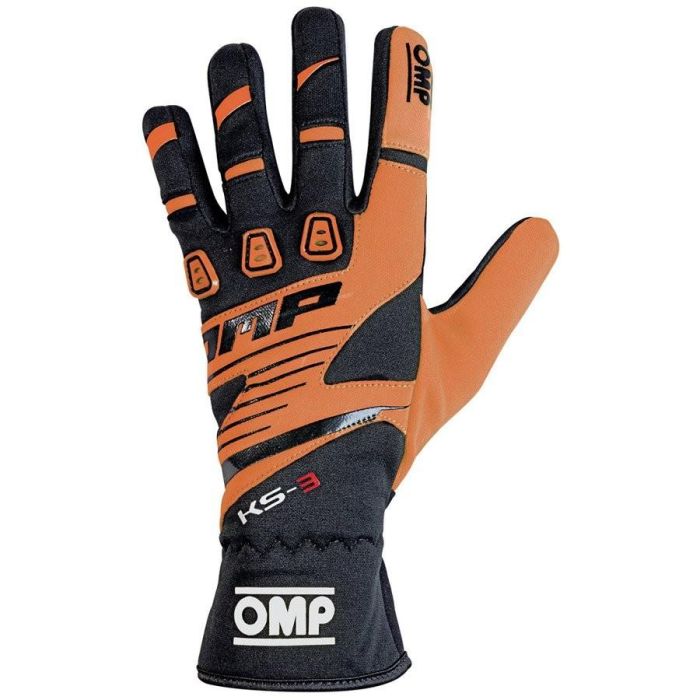 Omp OMPKB0-2743-B01-096-006 Guantes Kart Ks-3 Naranja-Negro Talla 6 Niños