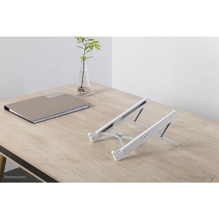 Neomounts NSLS010 Soporte Plegable y Ajustable para Portátiles 11-17" con 6 Alturas, Capacidad 5kg, Diseño Ultra-Delgado Plata 13 Neomounts NSLS010 Soporte Plegable y Ajustable para Portátiles 11-17" con 6 Alturas, Capacidad 5kg, Diseño Ultra-Delgado Plata 13