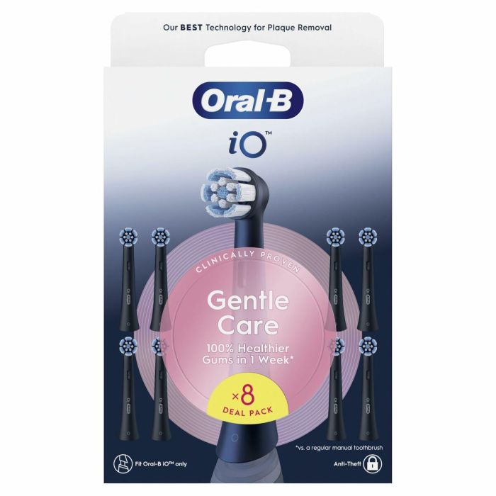 Oral-B ORA8700216778602 Cepillos Recambios iO Gentle Care Pack de 8 - Negro 2 Oral-B ORA8700216778602 Cepillos Recambios iO Gentle Care Pack de 8 - Negro 2