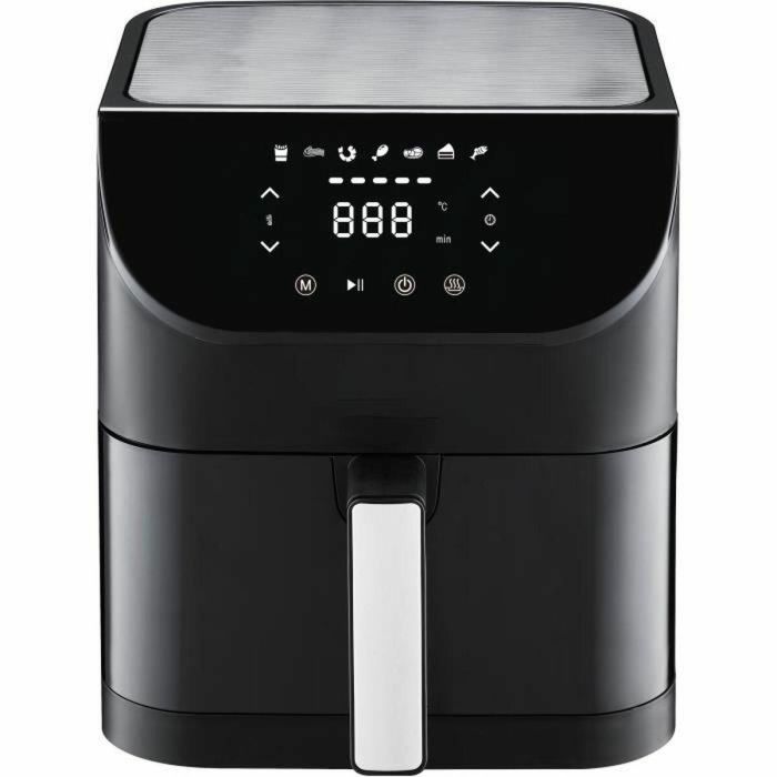 Fagor FAG3508510692038 Freidora sin aceite Airfryer XL 8L 1800W Pantalla táctil, 7 preprogramaciones, Temporizador Negra