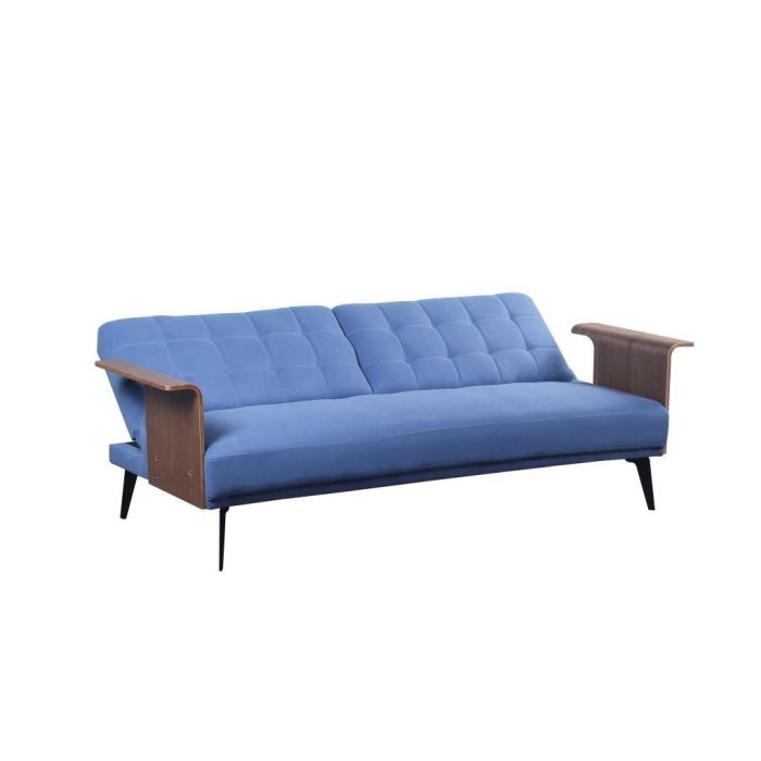 Sofa Cama Urban DKD Home Decor Azul Marron 87 x 81 x 203 cm 2 Sofa Cama Urban DKD Home Decor Azul Marron 87 x 81 x 203 cm 2